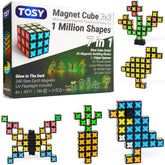 TOSY magnet cube front packaging showing full set and benefits