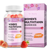 Totaria front packaging showing strawberry multivitamin gummies and benefits
