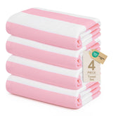 Touchat front packaging showing four colorful beach towels and benefits