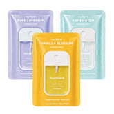 Touchland front packaging showing Blossom Trio set and travel-ready convenience