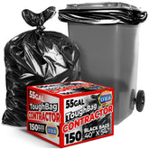 ToughBag front packaging showing bulk 150 count and capacity benefits