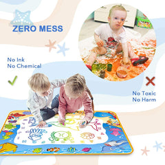 Toyk arranged set showing six pens and molds for shared play and varied shapes