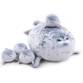 TOYSYM front view showing chubby seal shape and comforting hug support