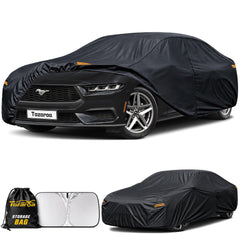 Tozaroa cover front profile showing full coupe protection and weather defense