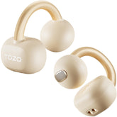 TOZO front packaging showing earbuds and case, clear branding and features