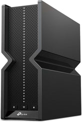 TP-Link Archer BE550 front view showing modern design and strong signal coverage benefit