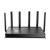 TP-Link Archer BE600 front view showing router design and strong home coverage