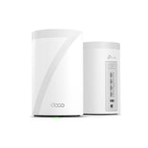 TP‑Link Deco 7 Pro front view showing compact design and fast mesh performance