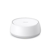 TP‑Link Deco BE25 front unit showing compact design and full‑home performance
