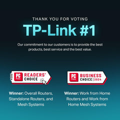 TP‑Link Deco X55 close up of three gigabit Ethernet ports for wired speed