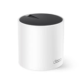 TP‑Link Deco X55 front view showing compact design and reliable mesh benefit