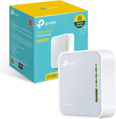 TP-Link TL-WR902AC front view showing compact router and easy portability benefit