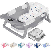 TPN baby bathtub front view showing tub shape and stability