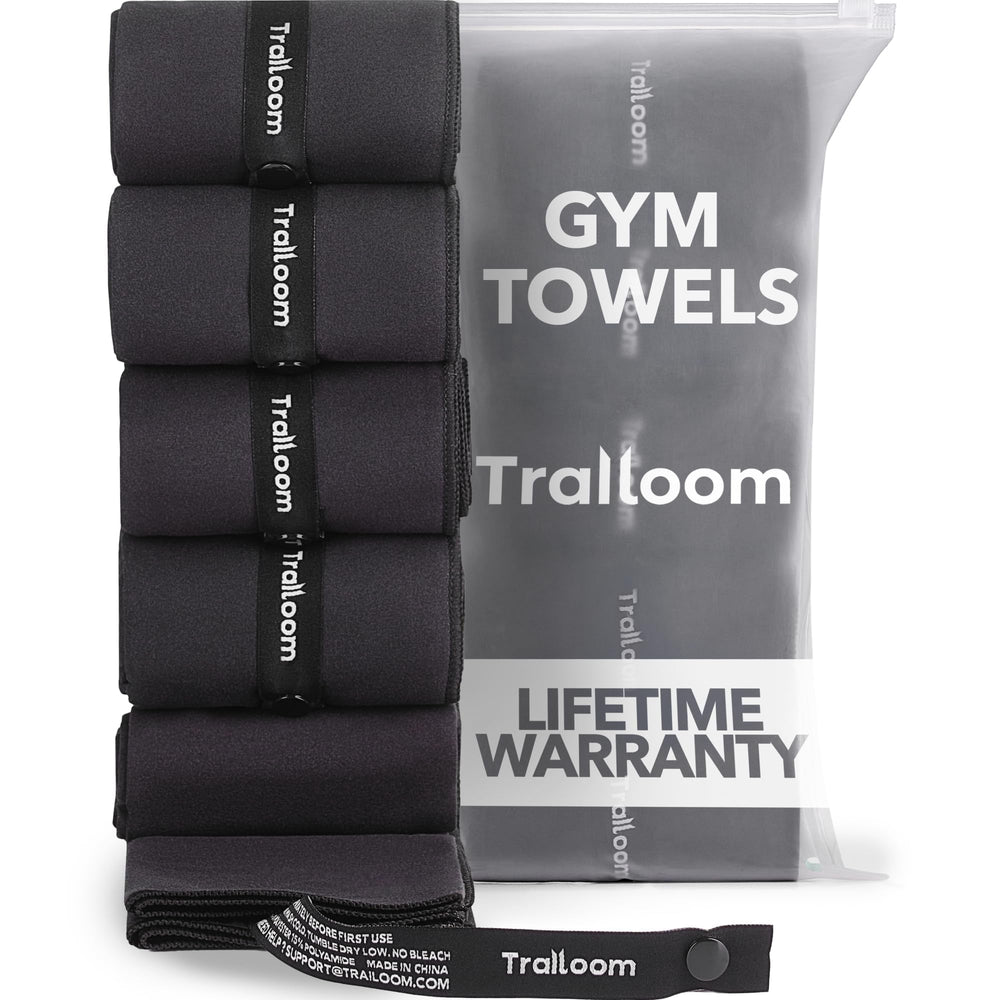 Trailoom front packaging showing five compact quick-dry towels for convenience