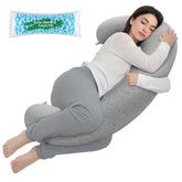 TranquilRelax front view showing C-shaped ergonomic support for side sleepers