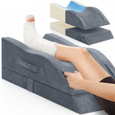 TranquilRelax front view grey wedge showing ergonomic incline and comfort