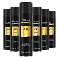 TRESemmé front packaging showing product name and hold benefits