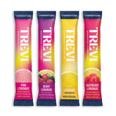 TREVI front sachet showing lemonade branding and benefits