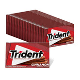 Trident front packaging showing cinnamon gum and count for easy selection