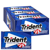 Trident front packaging showing peppermint gum and easy grab convenience