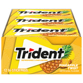 Trident front packaging showing pineapple twist and benefits