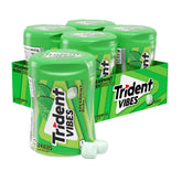 Trident bottle front packaging showing spearmint gum and brand freshness