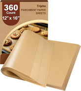 Tripho front packaging showing 360-count bulk parchment for easy stocking