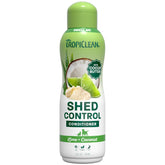 TropiClean bottle front view showing 20oz and reduce shedding benefit