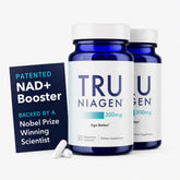 TRU NIAGEN front bottle shot showing clean packaging and supplement benefits