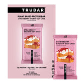 TRUBAR front packaging of Strawberry Shorty Got Cake showing vegan benefits and nutrition