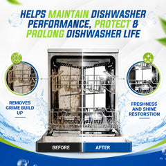 True Fresh tablet close-up texture and fizzing action for effective cleaning