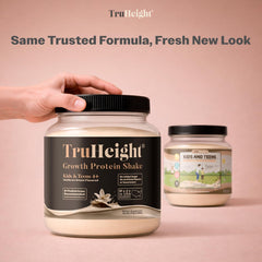 TruHeight prepared vanilla shake in glass ready to drink