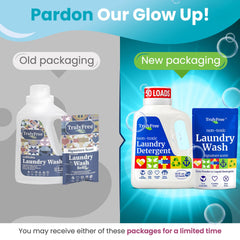 Truly Free jug pouring measured detergent for easy refill convenience