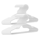 trusir front packaging showing 100 white child hangers and clear labeling for easy storage