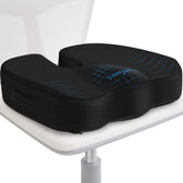 TushGuard front view cushion showing ergonomic shape and immediate comfort