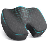 TushGuard front view large grey cushion showing ergonomic U-shape and clean finish for comfort