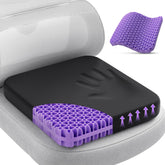 TushGuard front view showing full gel cushion and breathable surface for cooler sitting