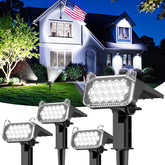 TuyLuxe front view of 4-pack spotlights showing compact design and brightness benefit