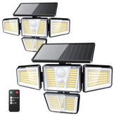 TuyLuxe front view showing four-head flood light boosting security