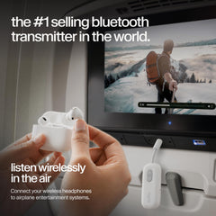 Twelve South AirFly SE held in hand to show size and portability for pocketable use