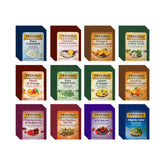 Twinings front pack showing variety and flavor list for easy selection