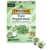 Twinings box front showing peppermint K-Cups and product name for quick recognition