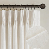 TWODRAPES front view of two packaged panels, ready to hang and stylish