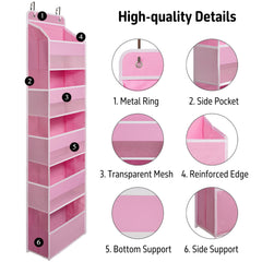 TYMENSH adjustable metal hooks for tool-free over-door installation and secure hang