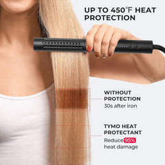 TYMO argan oil texture on hair for moisturizing benefit