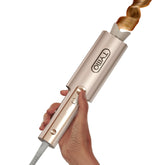 TYMO CurlPro Plus front view showing controls and ergonomic handle for easy styling