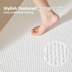 TYUU natural rubber backing detail demonstrating strong non-slip grip