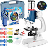 Uarzt front view of microscope and box showing complete kit benefits
