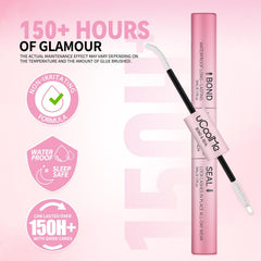uCoolMe glue texture close-up showing smooth formula for even lash bonding