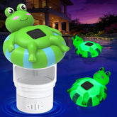 Uekars flamingo floater front view showing color and shape, adds pool charm